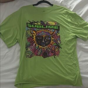 Target Green Sublime Graphic Tank Top